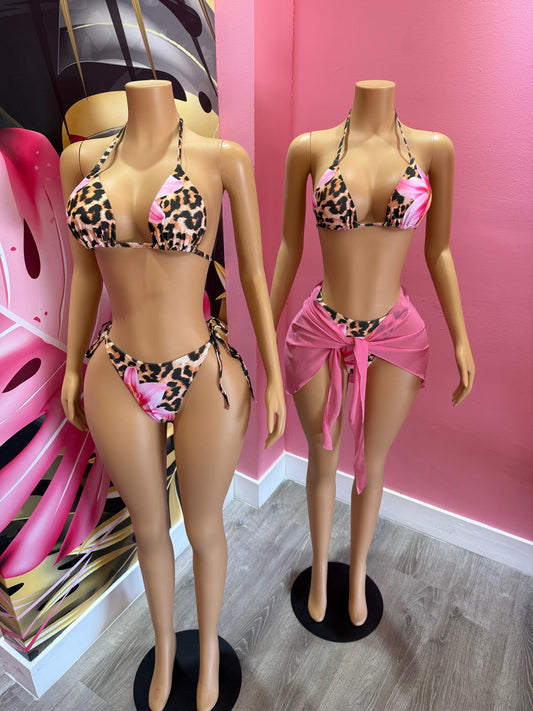 Floral Leopard